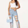 Womens * | Outlet Womens Jeans Best Seller Estella Distressed Jean Light Wash