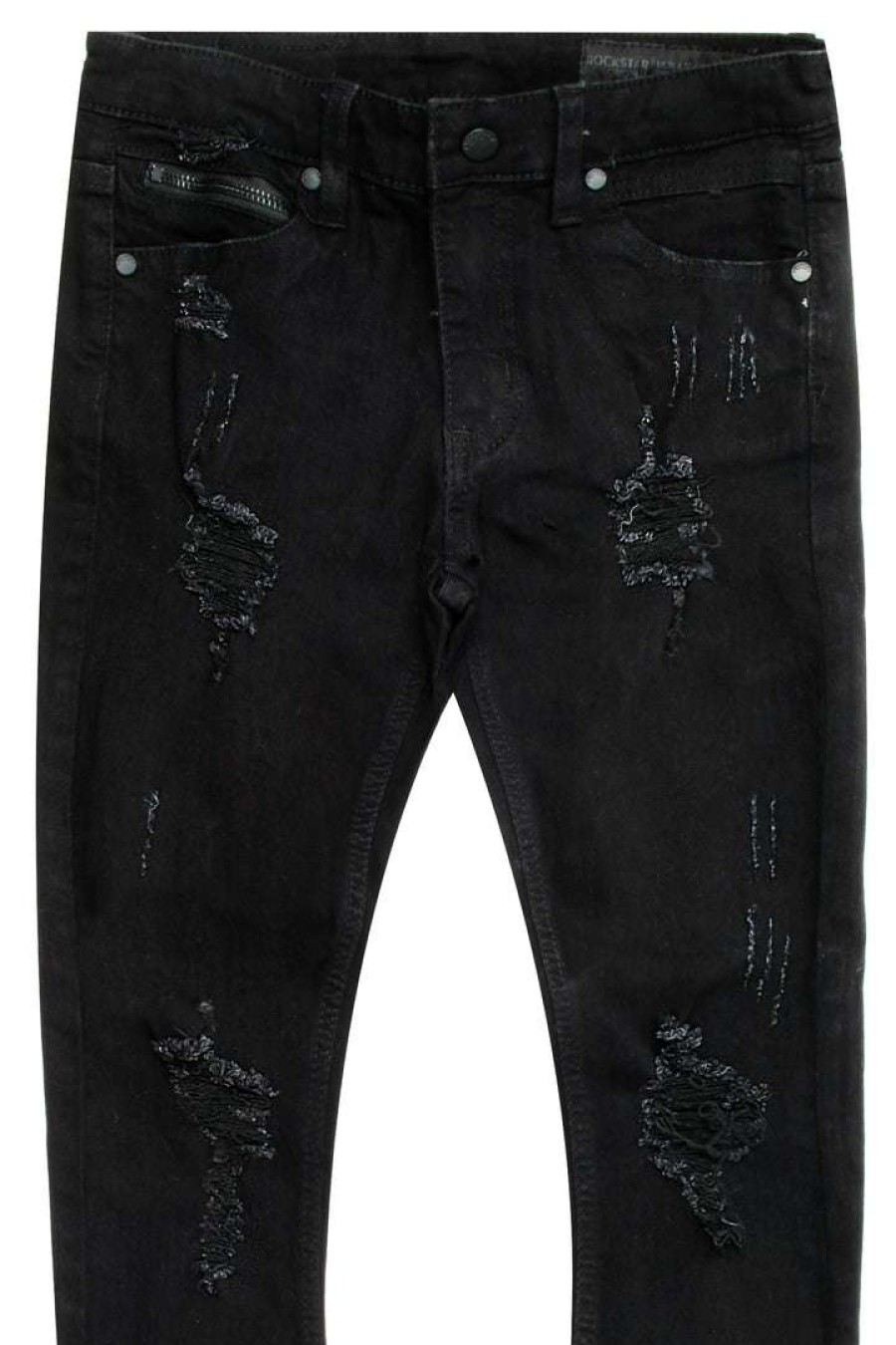 Kids * | Wholesale Boys Jeans New Arrivals Kids Oscar 5 Pocket Jean Black