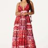 Womens * | Best Reviews Of Womens Dresses Reign Maxi Dress Best Seller Fuchsia