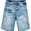 Mens * | Budget Mens Shorts Kenny Denim Short Blue