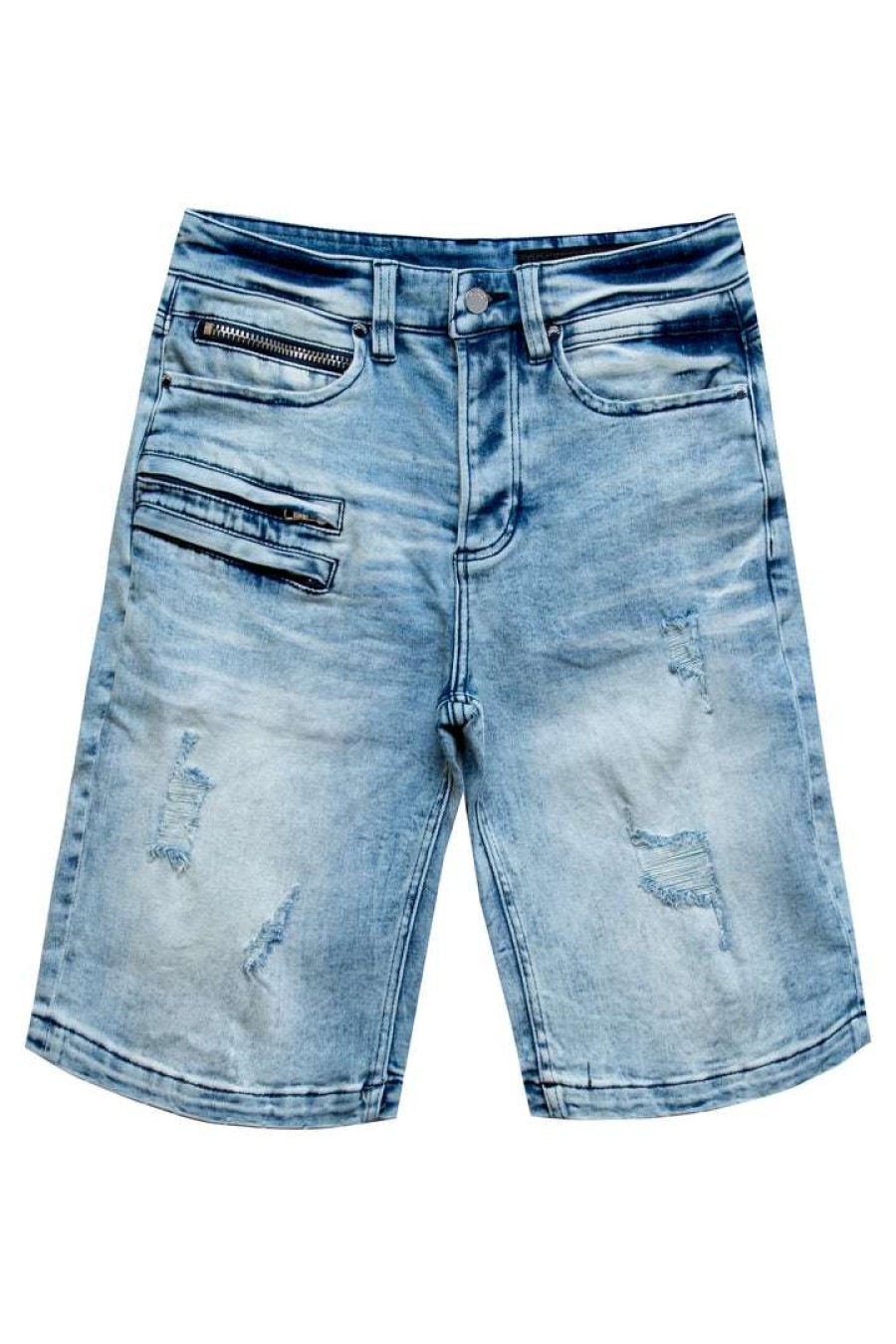 Mens * | Budget Mens Shorts Kenny Denim Short Blue