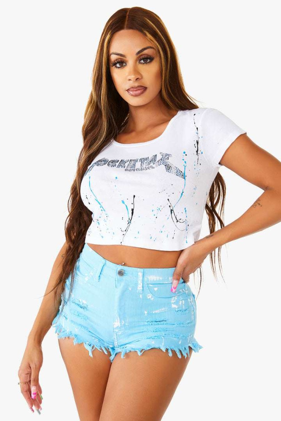 Womens * | Flash Sale Womens Shorts Blake Shorts Best Seller Blue