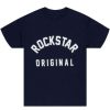 Mens * | Cheapest Mens Tees Wrex Graphic T-Shirt Tops Navy