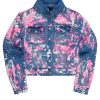 Womens * | Discount Womens Jackets Best Seller Destiny-C Denim Jacket Light Wash