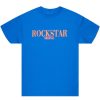 Womens * | Flash Sale Mens Tees Tops Octavio Printed T-Shirt Royal/Orange