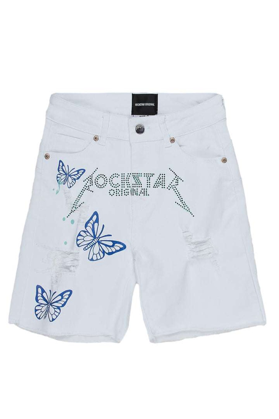 Womens * | Coupon Womens Shorts Indie Bermuda Short White