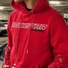 Mens * | Hot Sale Mens Hoodies & Sweatshirts Fidel Painter Hoodie ( ) Tops Red