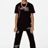 Kids * | Cheap Boys Track Sets New Arrivals Boys Garland T-Shirt Trackset Black