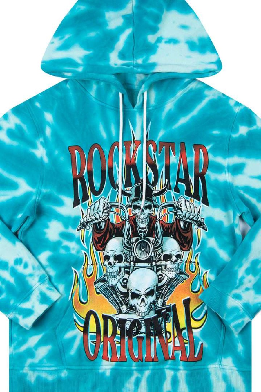 Mens * | Best Reviews Of Mens Hoodies & Sweatshirts York Tie Dye Hoodie Tops Blue