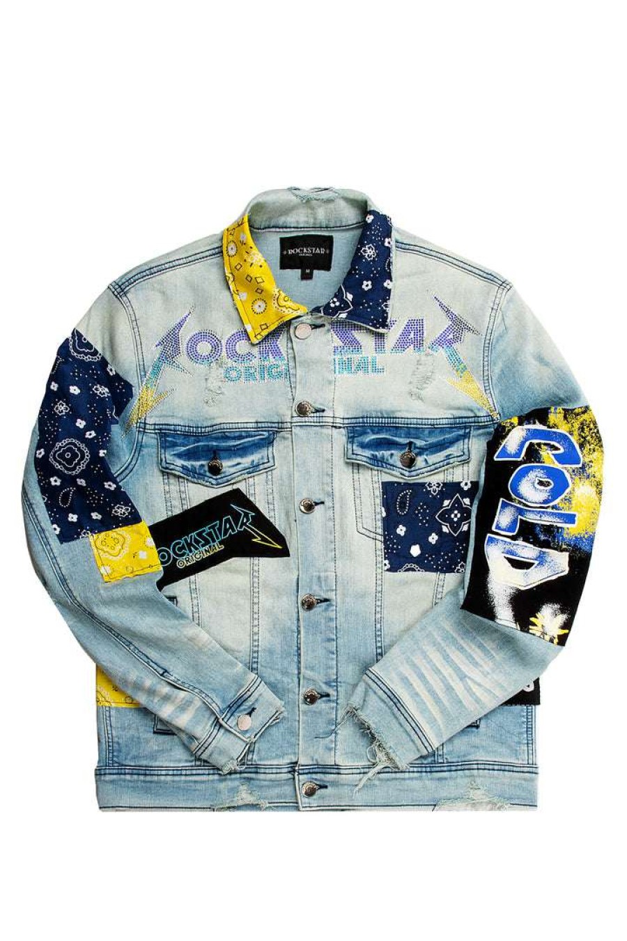 Mens * | Budget Mens Denim Jackets Kaito Denim Jacket Light Blue