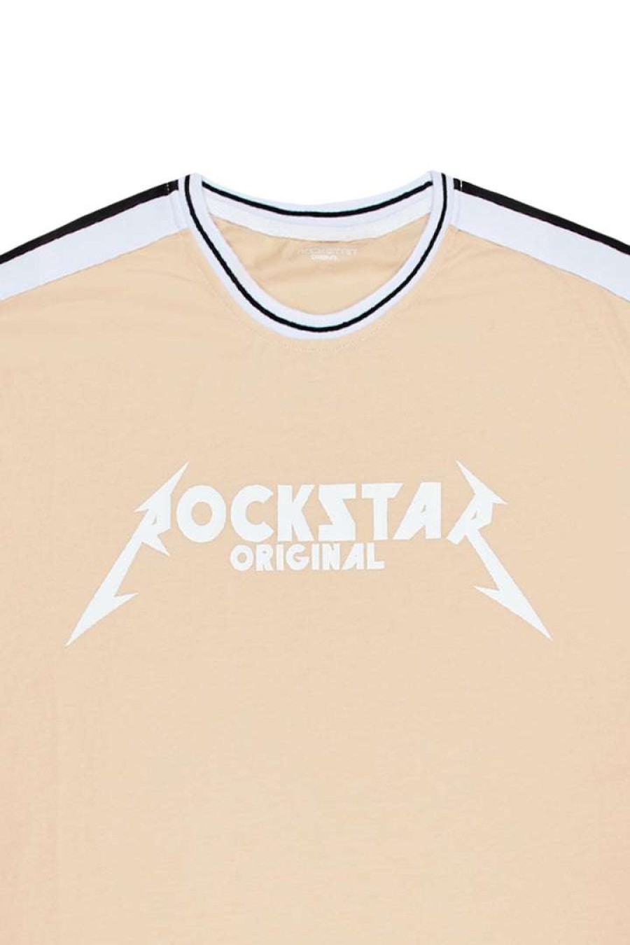 Mens * | Promo Mens Tees Rice Graphic T-Shirt Tops Beige