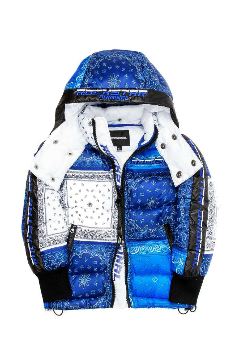 Kids * | Buy Boys Outerwear New Arrivals Kids Kyro Puffer Jacket Blue