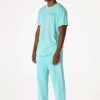 Mens * | Buy Mens Track Sets Dimitri T-Shirt/Trackpant Set Aqua