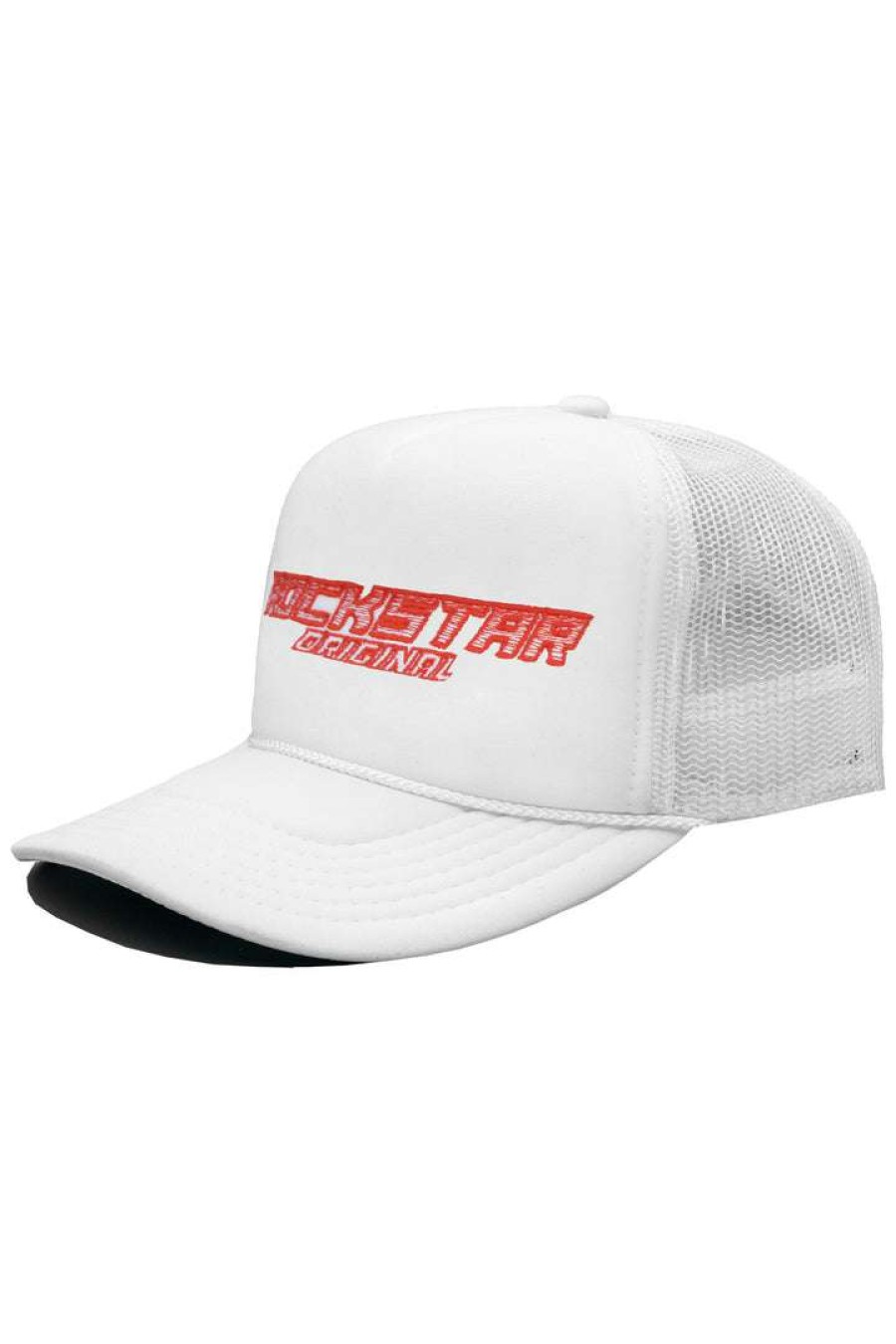 Kids * | Promo Boys Accessories New Arrivals Kids Brum Trucker Hat White