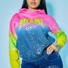 Womens * | Buy Womens Hoodies & Sweatshirts Best Seller Sophie Tie Dye Hoodie Multi