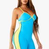 Womens * | Cheap Womens Rompers & Jumpsuits Best Seller Hayden Romper /Yellow Turquoise