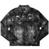 Mens * | Discount Mens Denim Jackets Florence Jacket-Blk Black