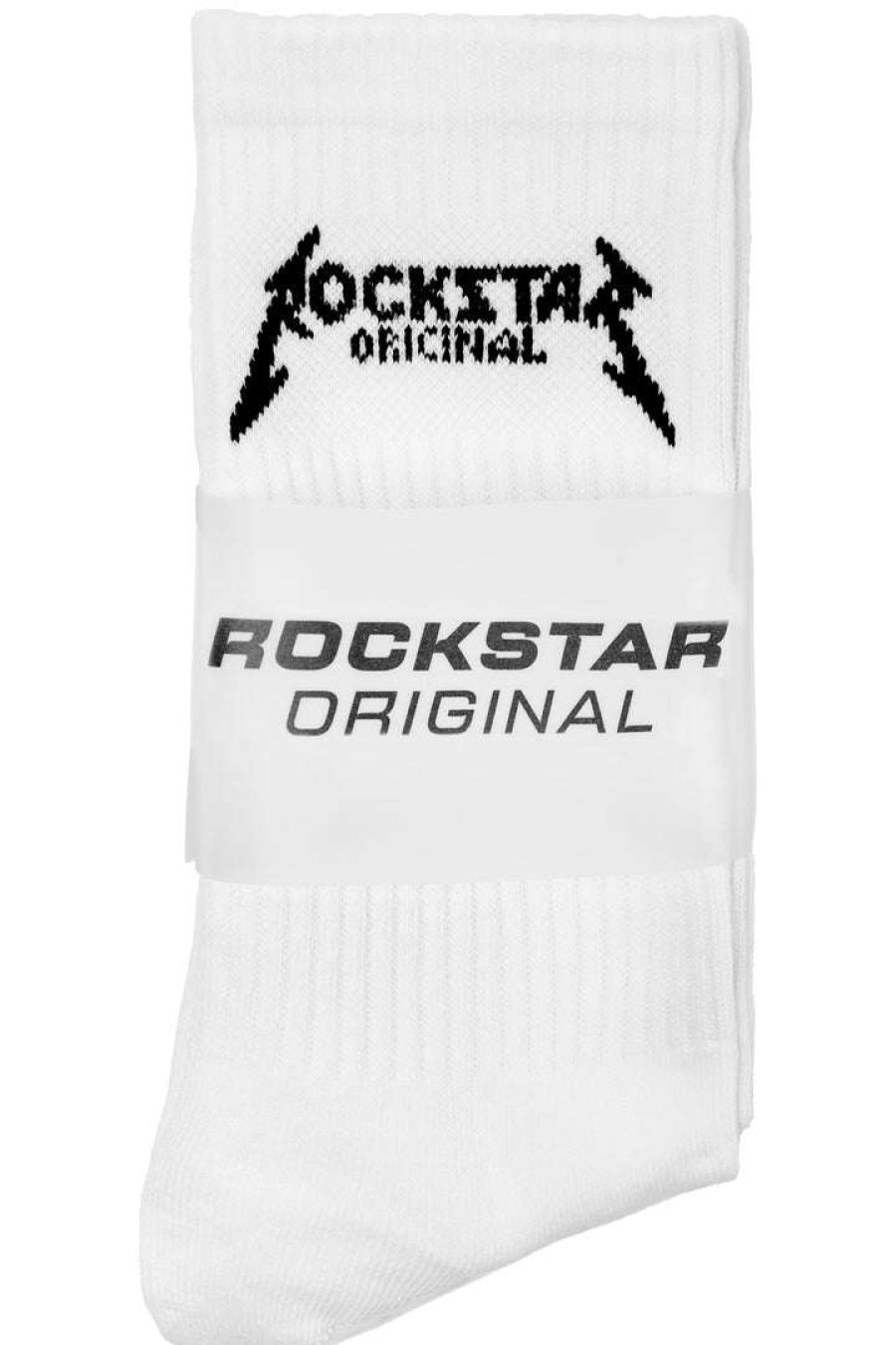 Kids * | Cheapest Boys Accessories Youth Rockband Logo Socks New Arrivals White