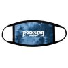 Mens * | Coupon Mens Accessories Rockstar Logo Tie Dye Face Mask Navy