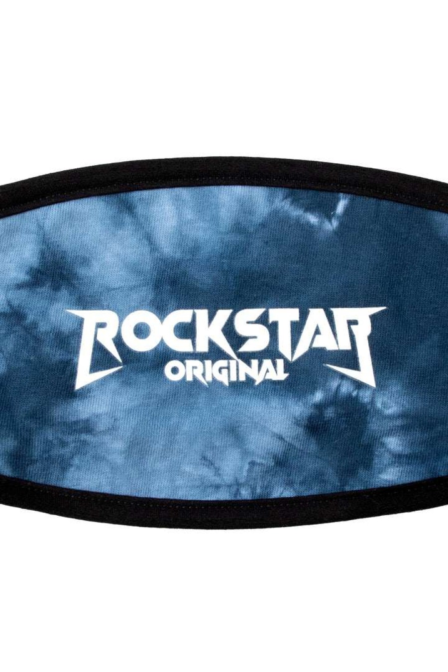 Mens * | Coupon Mens Accessories Rockstar Logo Tie Dye Face Mask Navy