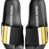 Kids * | Flash Sale Boys Accessories Kids Godfrey Slides-Blk/Yellow New Arrivals Black/Yellow