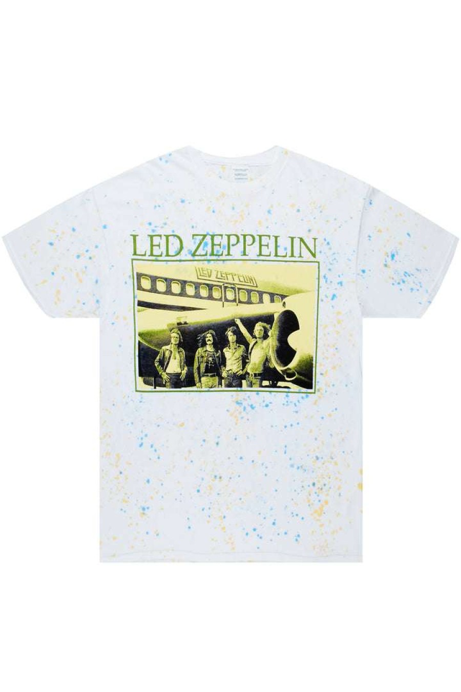 Mens * | Outlet Mens Tees Zepp T-Shirt Tops White/Multi