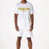 Mens * | Coupon Mens Short Sets Casey T-Shirt Short Set White