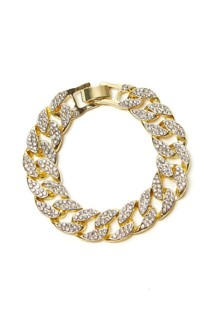 Mens * | Cheapest Mens Accessories Tyrell Chain Bracelet Gold