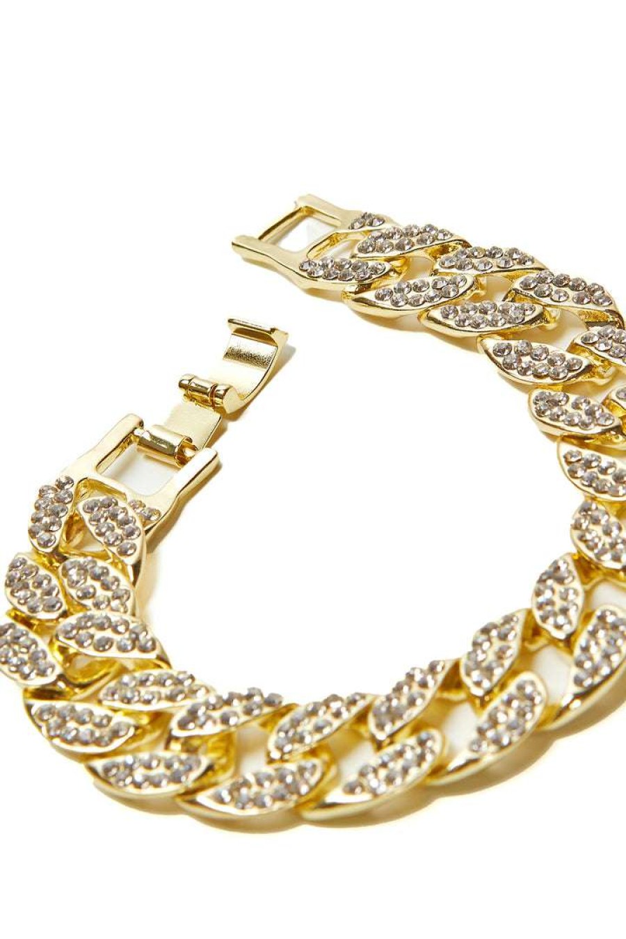 Mens * | Cheapest Mens Accessories Tyrell Chain Bracelet Gold