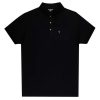 Mens * | Outlet Mens Knits Vedra Polo T-Shirt Tops Black