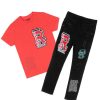 Kids * | Best Sale Boys Denim Sets New Arrivals Boys Drax T-Shirt/Jean Set Red