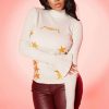 Womens * | Cheapest Womens Hoodies & Sweatshirts Aurora Knit Top Cream