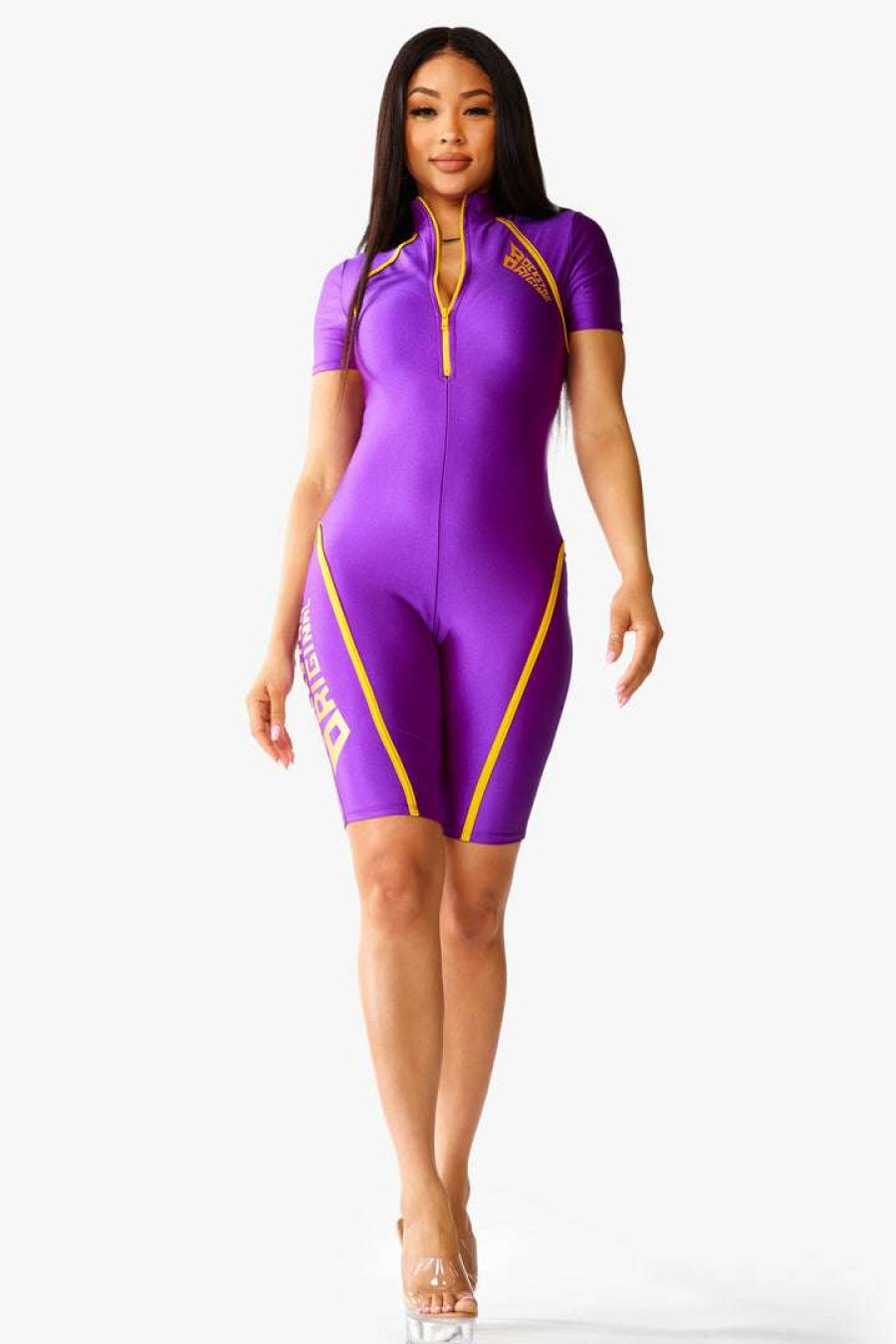 Womens * | Cheap Womens Rompers & Jumpsuits Harper Romper Purple