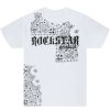 Mens * | Best Sale Mens Tees Ski Graphic T-Shirt White