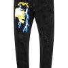 Mens * | Flash Sale Mens Jeans Sage Graphic Print Jean Denim Blue/Yellow