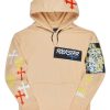 Mens * | Deals Mens Hoodies & Sweatshirts Lazio Graphic Hoodie Tops Tan