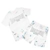 Mens * | Best Deal Mens Short Sets Track Sets Randall Crystal Lighting Short Set White