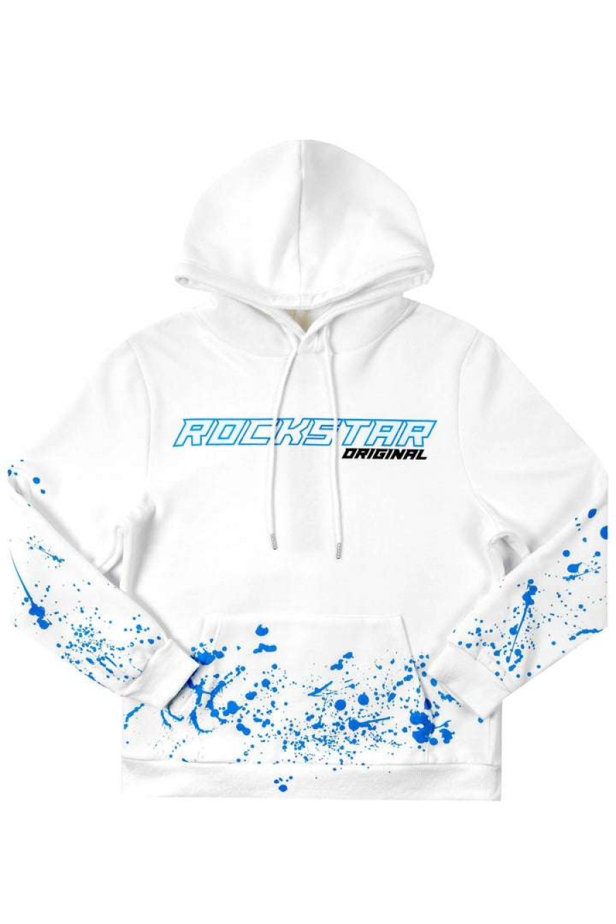 Mens * | Wholesale Mens Hoodies & Sweatshirts Tops Fidel Painter Hoodie ( ) White