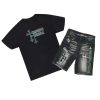 Mens * | Best Reviews Of Mens Short Sets Sager T-Shirt/Denim Short Set Black