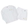 Mens * | Promo Mens Short Sets Ture Long Sleeve/Short Set Track Sets White