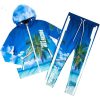 Mens * | Promo Mens Track Sets Augusto Beach Track Set Blue