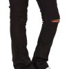 Mens * | Brand New Mens Jeans Denim Toosi Stacked Flare Jean Black