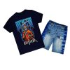 Mens * | Best Sale Mens Short Sets Murati T-Shirt/Denim Short Set Navy