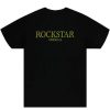 Mens * | Outlet Mens Tees Vicario Graphic T-Shirt Tops Black/Yellow