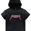 Mens * | Coupon Mens Hoodies & Sweatshirts Tops Stormy Short Sleeve Hoodie Black