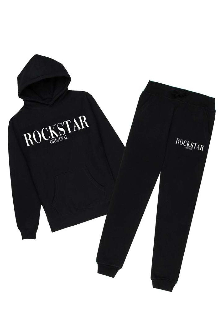 Mens * | Wholesale Mens Track Sets Octavio Hoodie/Jogger Set Black