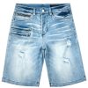 Mens * | Budget Mens Shorts Dag Wash Denim Short Blue