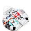 Mens * | Cheap Mens Outerwear Nash Graphic Print Puffer Jacket White