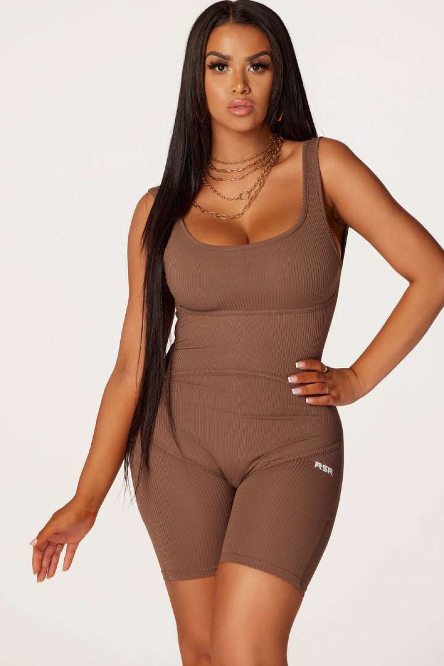 Womens * | Wholesale Womens Rompers & Jumpsuits Tatum Romper Taupe