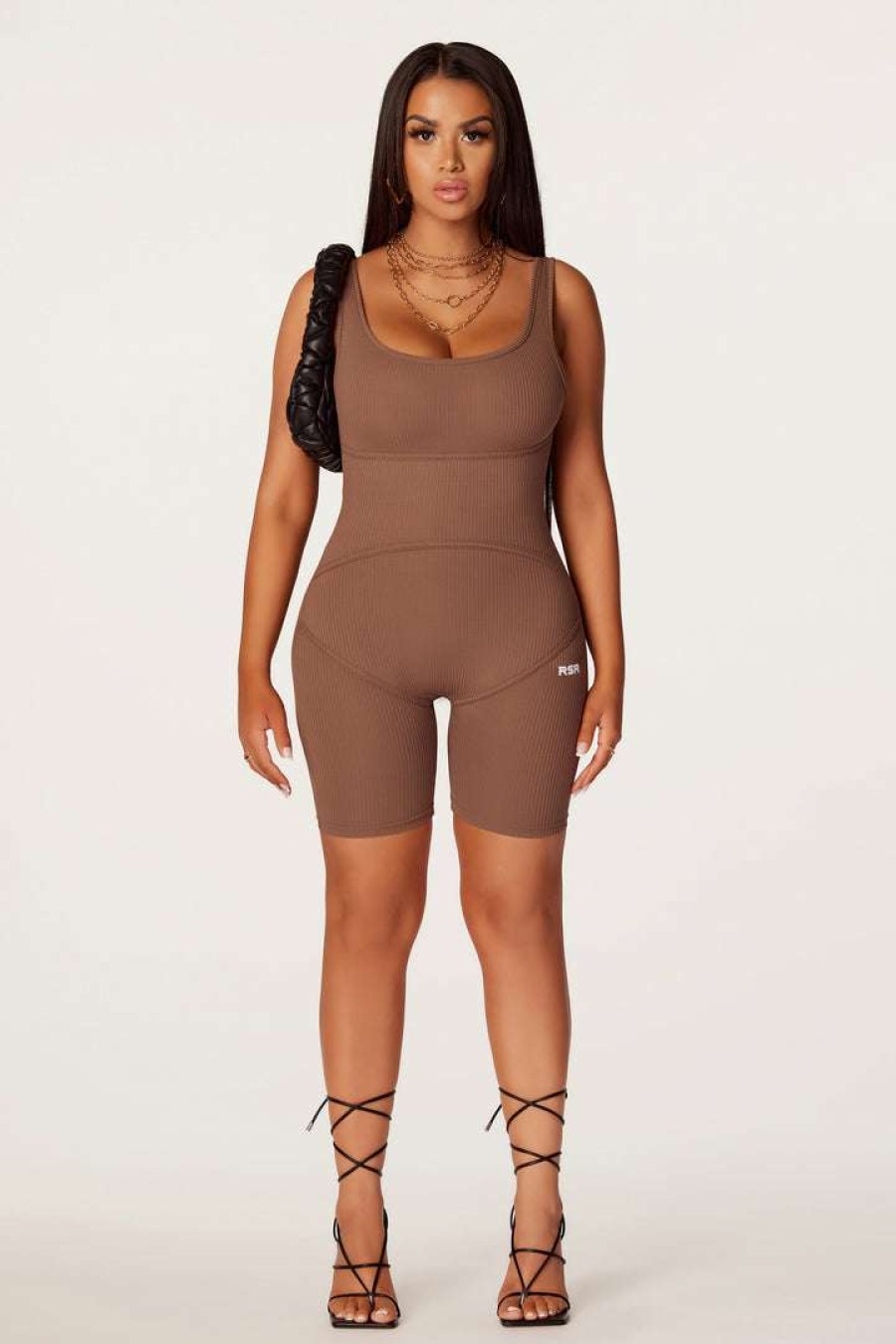 Womens * | Wholesale Womens Rompers & Jumpsuits Tatum Romper Taupe